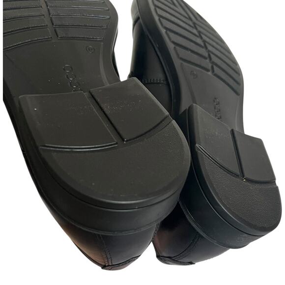 Ecco Vitrus III Cap Toe Oxford Black Leather Men Shoes Size 8 - Picture 11 of 12